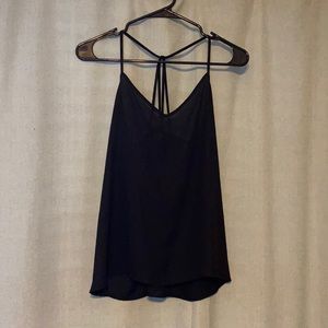 Black tank top